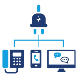 Easily Plug and Play Icon Easily Plug and Play Icon