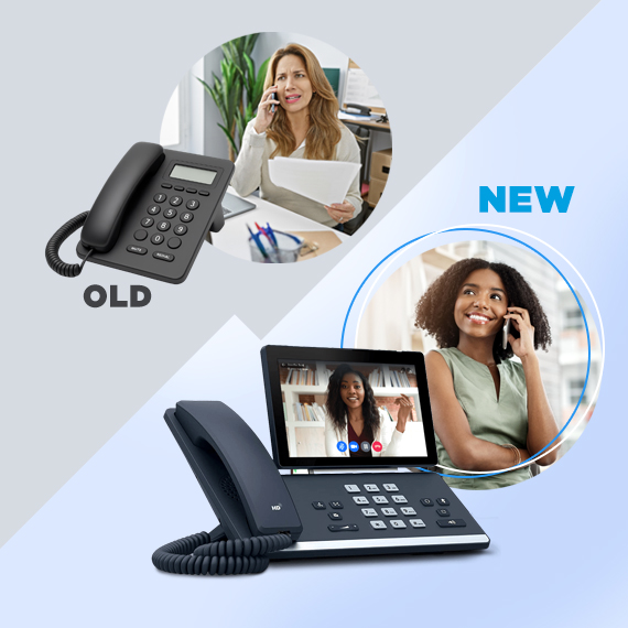 Old vs New Phone System Old vs New Phone System